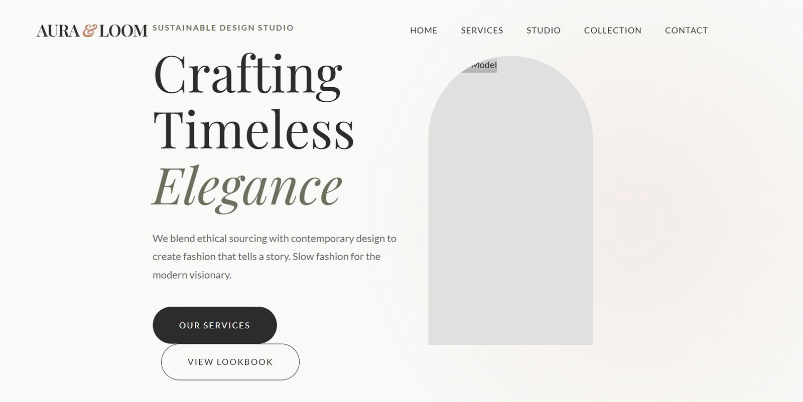 AURA & LOOM  Desgn HTML Teaplate