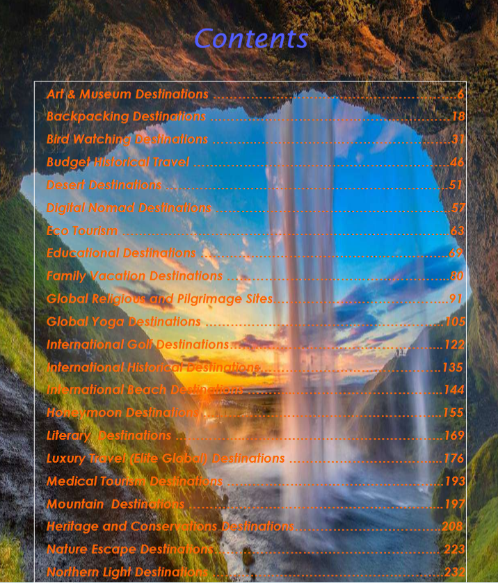 Travel by Theme Premium Travelling Destinations Preview 2