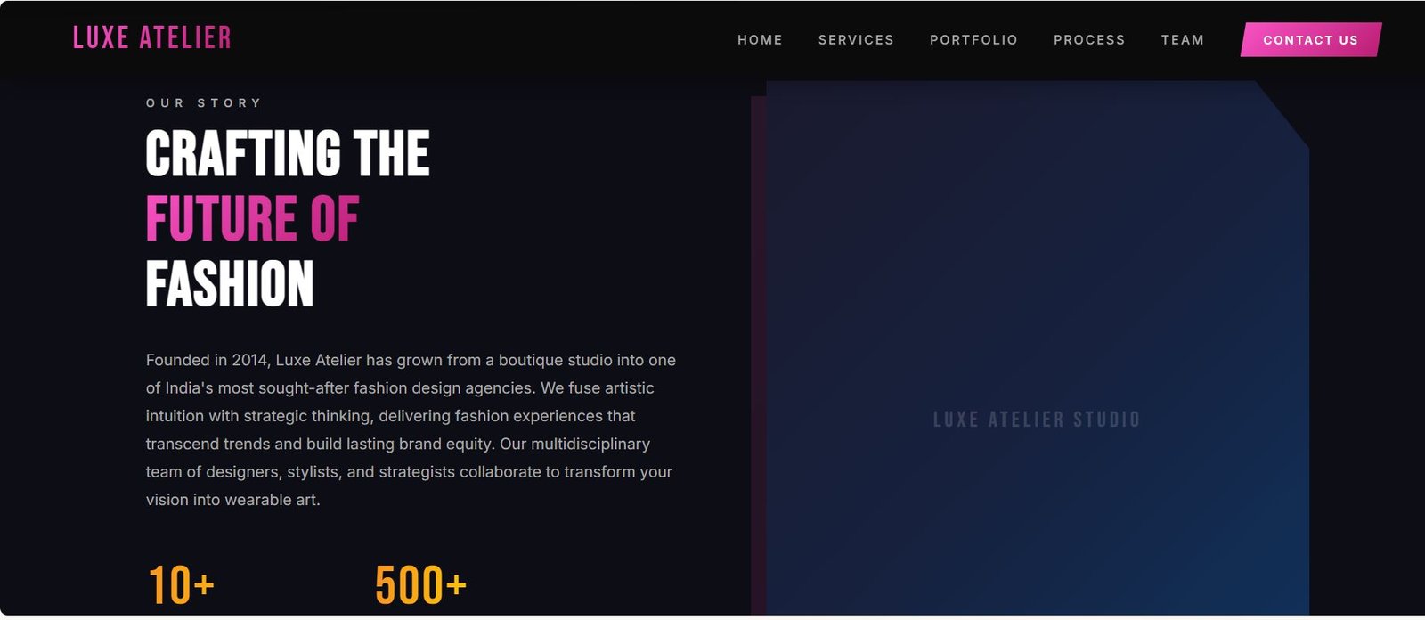 LUXE ATELIER Fashion Design Template Preview 3