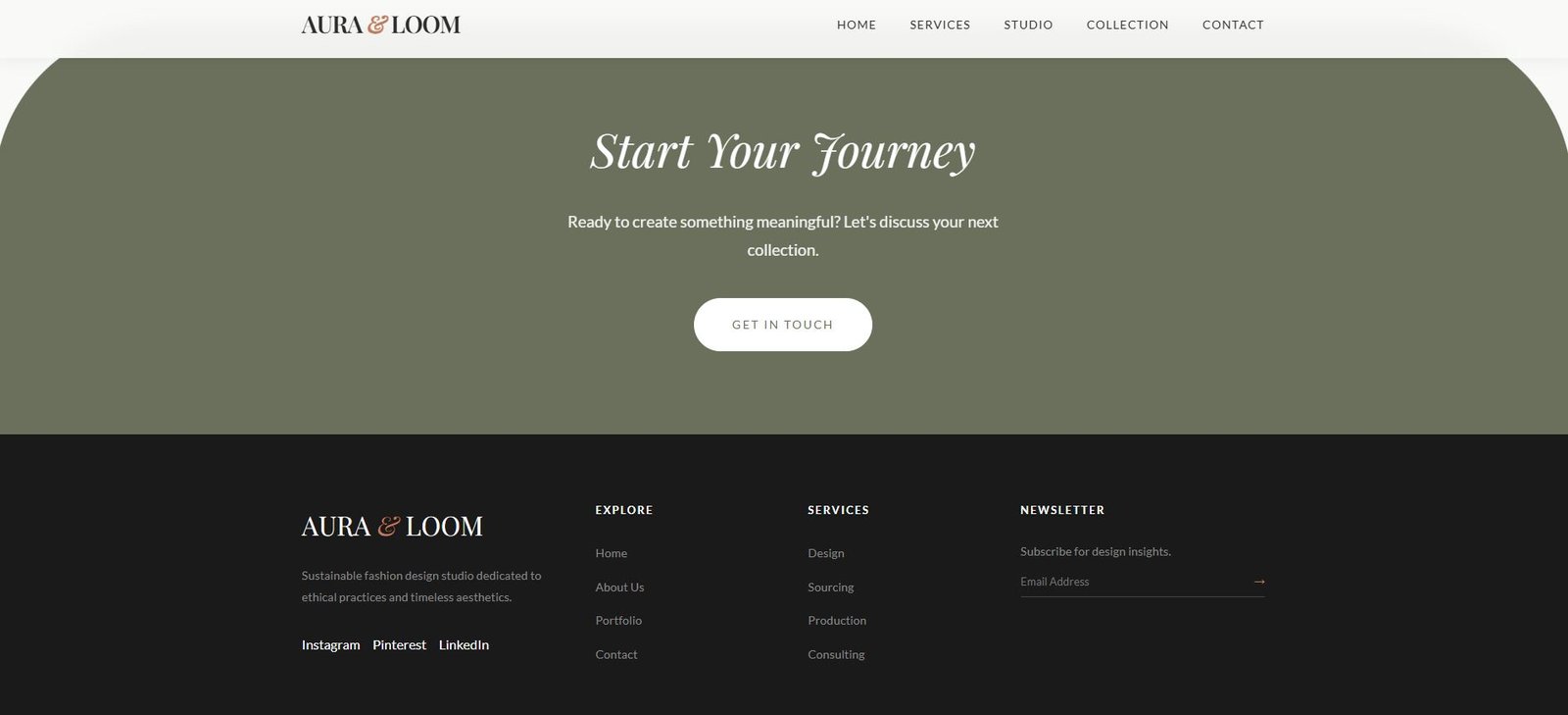 AURA & LOOM  Desgn HTML Teaplate Preview 5