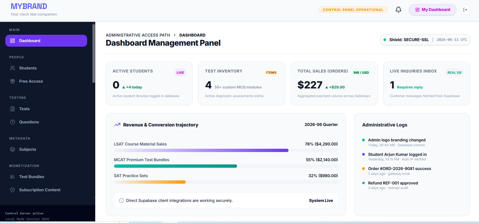 Mock Test Pro  Online Mock Test Platform Preview 5