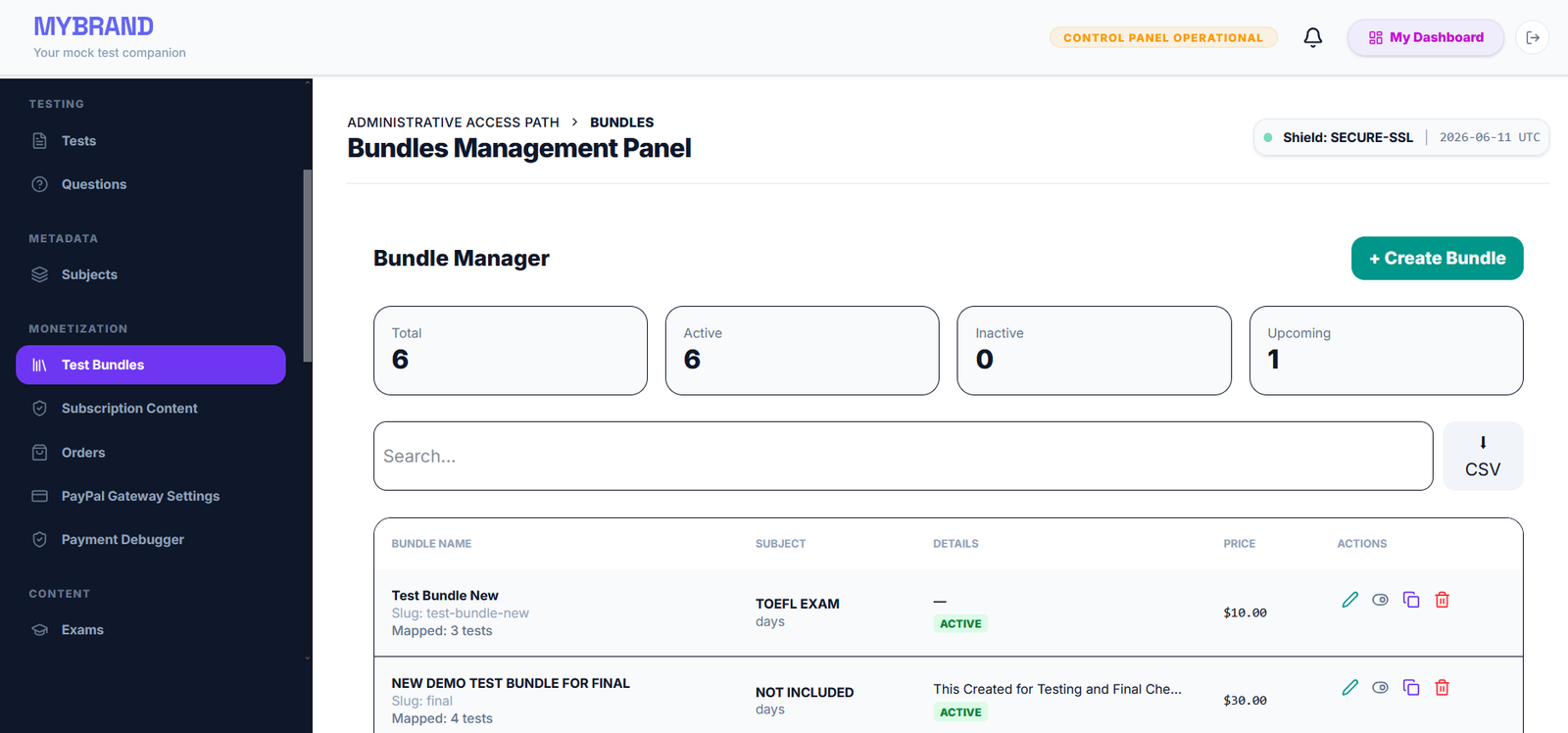 Mock Test Pro  Online Mock Test Platform Preview 6